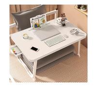 PPXCZZ Scrivania per computer portatile, tavolo basso da letto, vassoio per computer portatile, tavolo pieghevole per laptop, non occupa spazio quando viene riposto e non richiede installazione quando