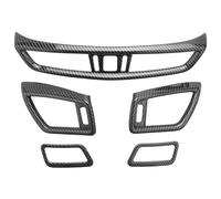 PPXDM Adesivi per Decalcomanie Auto Center Console Aria Condizionata Pannello di Sfiato Uscita Telaio Trim Interni Auto per X-Trail T32 per Qashqai J11 2014-2020