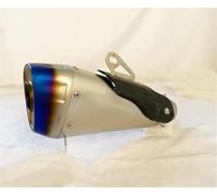 PPXDM Tubo di Collegamento dello Scarico 51mm Scarico per Moto Accessori per Silenziatore di Scarico per Motocross per Z750 CB400 ER6N Z400 Z650 MT07 MT09(Type B)