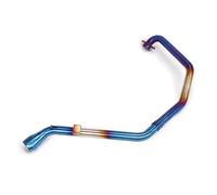 PPXDM Tubo di Collegamento dello Scarico Marmitta di Scarico per Moto Modificata, Collegamento Centrale Anteriore, Tubo Slip On per Y&amaha FZ 250 FZS FZ250 FZS250 51MM(Type b)