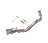 PPXDM Tubo di Collegamento dello Scarico Tubo di Scarico per Moto Marmitta Tubo di Collegamento Centrale Anteriore Slip On 51MM per Y&amaha NMAX125 NMAX155 2021(Type C)