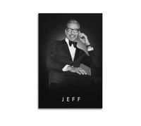 PPZEBDYB Jeff Goldblum, poster decorativo da parete su tela, stampa artistica moderna per camera da letto, poster decorativo per camera da letto (60 x 90 cm)