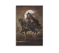 PPZEBDYB Poster decorativo da parete a tema anime Vampire Hunter D, poster decorativo da parete su tela, stampa moderna per camera da letto, per camera da letto, 40 x 60 cm