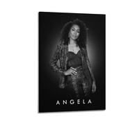 PPZEBDYB Poster decorativo da parete con Angela Bassett, poster decorativo da parete su tela, stampa moderna, per camera da letto, 50 x 75 cm