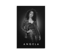 PPZEBDYB Poster decorativo da parete con Angela Bassett, poster decorativo su tela, stampa artistica moderna, per camera da letto, 40 x 60 cm