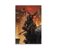 PPZEBDYB Poster decorativo da parete con la città degli angeli, stampa artistica su tela, poster decorativo moderno per camera da letto, 50 x 75 cm