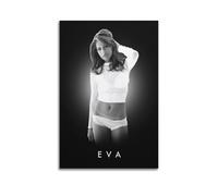 PPZEBDYB Poster decorativo da parete di Eva Mendes, stampa artistica su tela, poster decorativo moderno, per camera da letto, per camera da letto, 50 x 75 cm