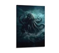 PPZEBDYB Poster decorativo da parete su tela, motivo: La sirena e l'abisso, stampa artistica moderna per camera da letto, 30 x 45 cm