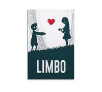PPZEBDYB Poster decorativo da parete su tela, motivo: Love on Limbo, stampa moderna, per camera da letto, 20 x 30 cm