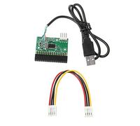 Pqahffowr 1,44 Mb 3,5 Pollici Floppy Drive Connector 34 Pin to USB Cable Adapter PCB Board, USB Disk to Floppy Disk A