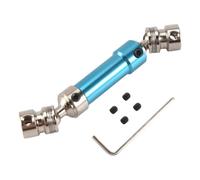 Pqahffowr 1 Pz Albero di Trasmissione Centrale Posteriore in Metallo Albero di Trasmissione CVD per 1:12 12428 12423 RC Car Short Course Desert off-Road Blue