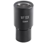 Pqahffowr 10 x oculare microscopio grandangolare adattatore per lenti ottiche campo 18 mm lente oculare professionale standard