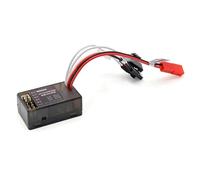 Pqahffowr 10A Spazzolato ESC 2S 3S 12V Controller di Velocità Doppio Traccia Freno LED Controllo per Veicolo RC Auto Barca Serbatoio Ricambi