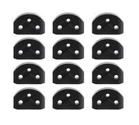Pqahffowr 12 Pezzi Rulli per Chitarra Classica String Trees Fermo Guide Serrature per Corde per Chitarra Morsetto Blocco Dado, Nero
