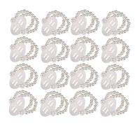 Pqahffowr 16 Pezzi di Perle Elastiche da Polso Cinturini per Corpetto Accessori da Polso da Sposa DIY Fiori Artificiali Decorazioni per La Festa nel Spiaggia di Nozze