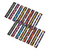 Pqahffowr 16 Pezzi Serie Strisce di Lettura Guidate Strisce di Frasi per Bambini Superando la Dislessia Segnalibri Evidenziatori Colorati (Stile Popolare)