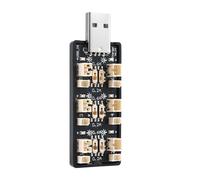 Pqahffowr 1S LiPo - Caricabatterie USB da 3,7 V/4,20 V, 6 canali, 1S, caricatore LiPo Micro-JST 1,25, JST-PH 2,0 MCX, connettori MCPX