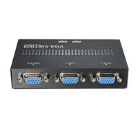 Pqahffowr 2 in 1 Out VGA VGA 2 Porta Un Monitor Due Fonti Manuale Interruttore Splitter