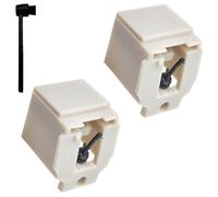 Pqahffowr 2 Pezzi Penna Stilo ATN3600L Ago Disco Vinile per Platino Vinile AT-LP60 Fonografo Platenspeler Lettore Dischi