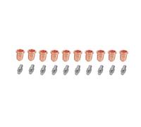 Pqahffowr 20 Pezzi Serie S45 Kit di Consumabili PR0110 Elettrodi PD0116 Punte per Ugello adatte per Torcia di taglio al plasma 0,8 mm
