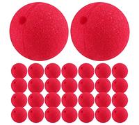 Pqahffowr 30 PZ 2X2 Pollici Cosplay Nasi Rosso Pagliaccio Naso per La Festa di Halloween Costume Forniture Christamas