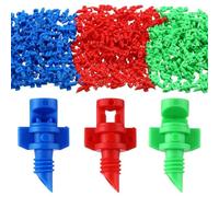 Pqahffowr 300 Pezzi di Nebulizzazione Ugello Spruzzatore 90/180/360 Gradi Atomizzante Mini Irrigatori Gocciolatori Gocciolante Irrorazione Getto, Resistente