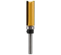 Pqahffowr 4 Pezzi Seria Punte di Trottola A Filo Bit Router Cuscinetto Superiore 1/4 Pollice Coda Dritta Bit Router Modello Fresatura Del Legno Strumento di Taglio