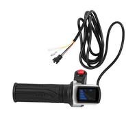 Pqahffowr 48V Elettrico VeLo Scooter Velocità Acceleratore Maniglia Schermo LCD con Interruttore Bicicletta Elettrico Torsione Acceleratore Acceleratore Maniglia Manubrio