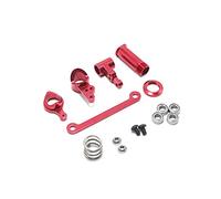 Pqahffowr 5 Pezzi 1 Set Frizione Sterzo Servo Servo Servo Parti di Aggiornamento Completo per 144001 1/14 Auto RC, Rosso
