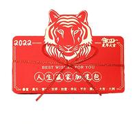 Pqahffowr 5 Pezzi Un Cinese Buste Rosse Pacchetto Rosso Tigri Rosso Regalo Busta Un Cinese Pacchetto Rosso A