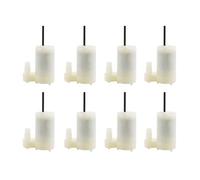 Pqahffowr 8 Pezzi Mini Pompa sommergibile Silenziosa Bianca per DC3V 5V per Raffreddamento Ad Acqua Computer Alimentato da USB Verticale