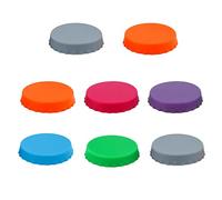 Pqahffowr 8Piece Riutilizzabili Coperchi per Lattine per Bibite Protezioni per Coperchi per Bibite Tappi per Bottiglie Sigillanti in Silicone Coperchio Sigillante A Prova di Perdite