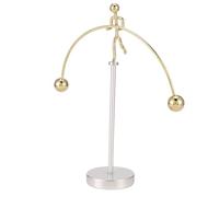 Pqahffowr Acciaio Fisico Giocattolo CineTico Arte EQuilibre Giocattolo EQuilibrazione Decompressione Scienza Psicologia Ufficio Giocattolo per Ufficio DeCor