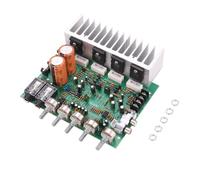 Pqahffowr Amplificatore Audio Piastra Amplificatore Di Potere Digitale Riverbero HiFi Amplificatore Posteriore del Preamplificatore Audio 250W X 2 2.0 con Controllo Tono E3-004