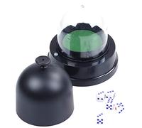 Pqahffowr Automatic Dice Roller Cup Batteria da Pub Bar Party Gioco con 5 Neri