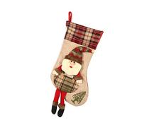 Pqahffowr Calze Natalizie Decorazioni Old Man Pupazzo di Neve Calze Natalizie Sacchetto Regalo Ciondolo Sacchetto di Caramelle Babbo Natale