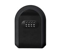 Pqahffowr Cassaforte con chiavi a prova di intemperia, combinazione di 4 cifre, di sicurezza per chiavi esterne, scatola di blocco a chiave, da parete, facile da usare, N