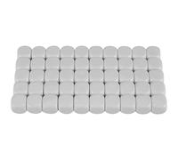 Pqahffowr Confezione da 50 Vuoti da 16 Mm Set Rotondi nel Acrilico D6 per Giochi, Feste, Divertimento, DIY e Insegnamento della Matematica