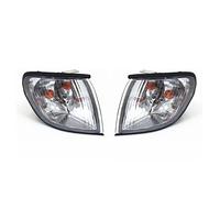 Pqahffowr Coppia Faro Angolo Luce Lampeggiante Indicatore Lampada per H1 Starex 1995-2005 Bianco