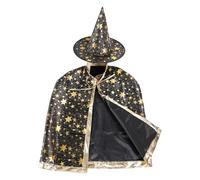 Pqahffowr Costumi di Halloween Witch Wizard con Il per Bambini delle Ragazze dei Ragazzi Nero