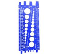 Pqahffowr Dimensioni del Bullone e Misuratore di Filettatura Identificatore di Bullone e Dado Misuratore di Filettatura Dado Bullone Blu 1 PZ