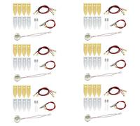 Pqahffowr Kit di Esperimenti Scientifici con Batterie alla Frutta per Giocattoli Didattici Domestici, Esperimenti Didattici di Fisica con Batterie al Limone e 6 Set