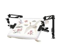 Pqahffowr Kit Supporto Cornice Ricamo Regolabile con Supporto Rotante per Telaio da Ricamo A Croce由Kit Rotating Embroidery Stand Knee Suitable for CrossStitchScroll Frame Sostituita.