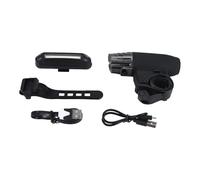 Pqahffowr Lampada di Velo e lampada posteriore ricaricabile USB per il Velo Torcia tascabile e posteriore super brillante faro a LED fanale posteriore con schizzi, facile da installare