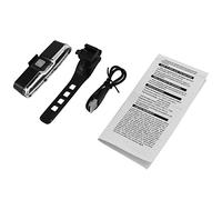 Pqahffowr Luce Posteriore Velo Ricaricabile USB Batteria al Litio LED Velo Fuoco Posteriore Lampada Casco Velo Accessori Supporto Lampada Velo Rosso-Bianco-Blu Colore della Lampada