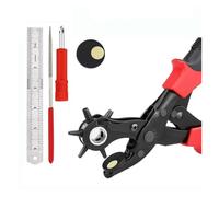 Pqahffowr Macchina di perforazione di fori a pinza strumento di perforazione di fori tondi per cinturini di orologi, carte, cinture in pelle