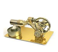 Pqahffowr Mini Hot Air Motore Stirling Modello di Motore Stream Potenza Fisica Modello Esperimento Educativo Scienza Giocattolo Regalo per e Bambini
