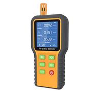Pqahffowr Monitor di Qualità Aria Interna Rilevatore di Formaldeide TVOC/Temp./Umidità Interna con Prompt Suoneria, Schermo Retroilluminato