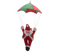 Pqahffowr Paracadute Babbo Natale Decorazioni Natalizie Paracadute da Esterno Babbo Natale Ciondolo Bambola Ornamenti per Decorazioni di Capodanno