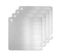 Pqahffowr Piastre di Copertura Scatola Elettrica in Metallo 4x4pollice, Piastra di Copertura Scatola di Giunzione Elettrica 4 Pz Coperchio Pannello Scatola Elettrica Piazza